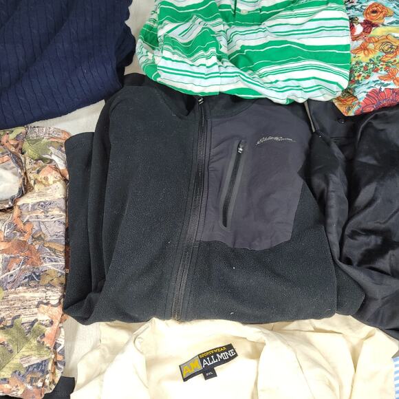 Vintage Mens Shirts Lot 2XL Button Up Casual Y2k Ben Sherman Zoo York Chaps Camo - Picture 5 of 16